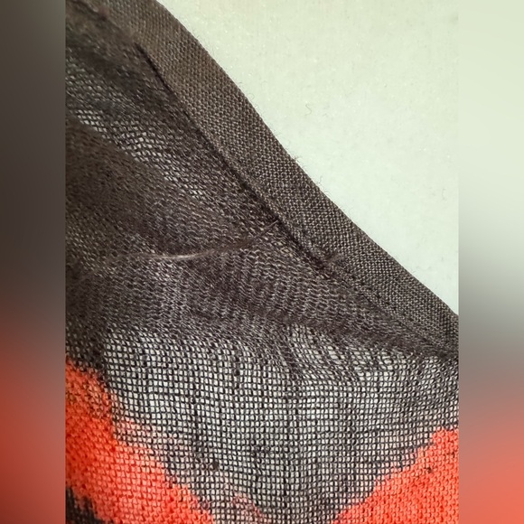 Elegant Black and Red Swirl Women's Sweater - Picture 4 of 14